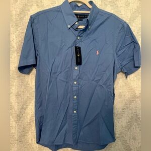 Ralph Lauren Blue Casual Button Down Shirt